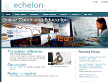 Tablet Screenshot of echeloned.com